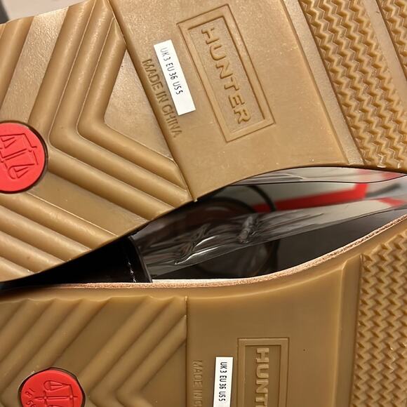 Hunter women’s original mirror studded metallic sandals size 5 - Picture 8 of 8